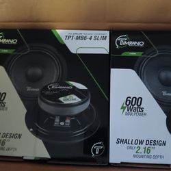 New Pair Of Timpano 6.5" Loudspeakers 