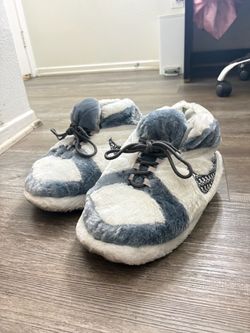 Nike Sneaker-Style Plush Slippers