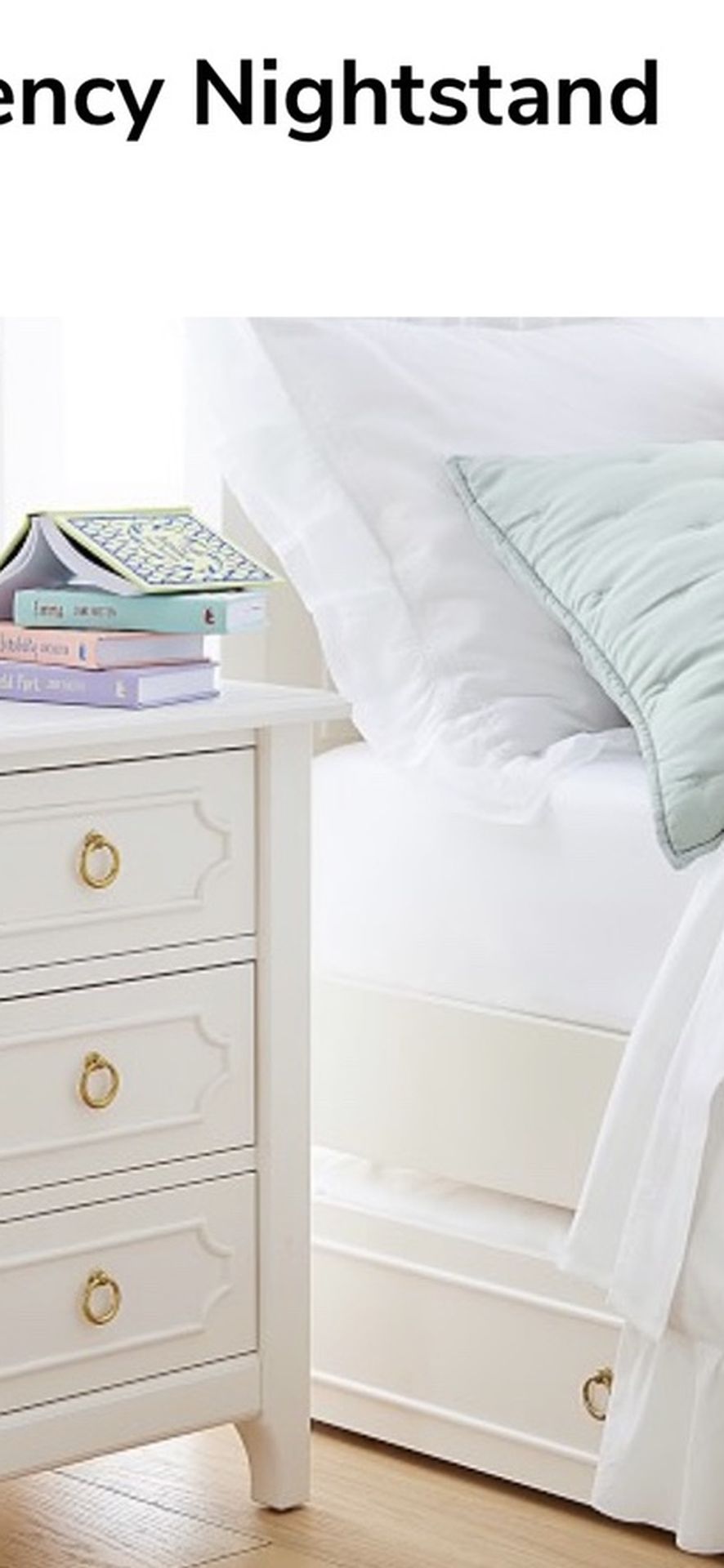 Pottery Barn Dresser And Night Table
