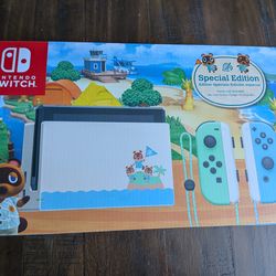 Unused - Special Edition - Animal Crossing - Nintendo Switch Console
