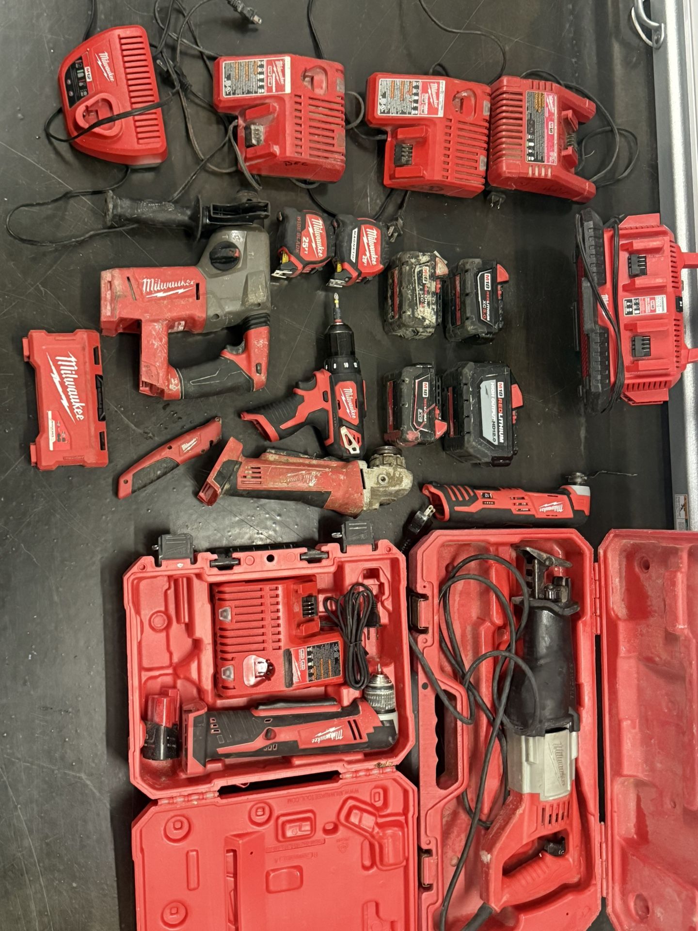 Milwaukee Tools Lot Used/great Condition