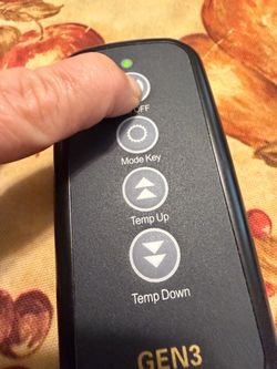 This is a replacement remote control for EdenPURE GEN3 infrared heaters.
