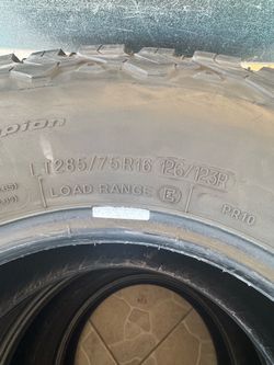 BF Goodrich 285 75 16