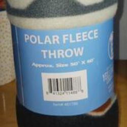 Yellowstone National Park Polar Fleece Throw, 50"× 60