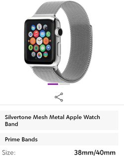 Metal Apple watch band