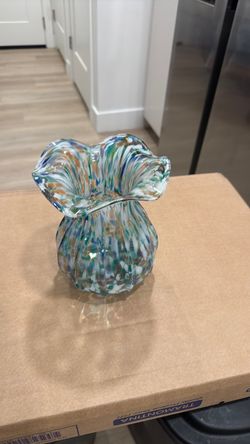 Murano ??multi- color  splatter art