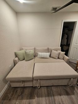 Modern Sectional Sofa with Storage - Excellent Condition