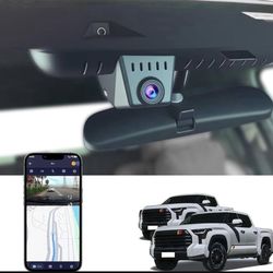 NEW Front 4K Dash Cam for Toyota Tacoma 2024-2026 TRD SR SR5 Sport Pre-Runner Off Road Limited & Tacoma Hybrid, OEM Look, WiFi & APP, Loop Recording, 
