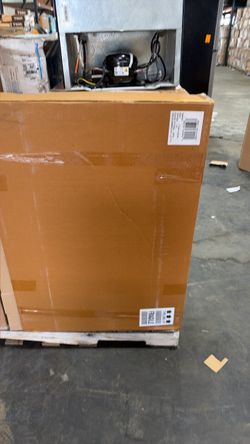 Under-Counter Refrigerator with Exposed Compressor