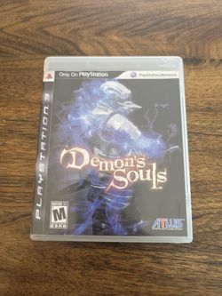 PS3 Demons Souls Complete in Box Blue Cover
