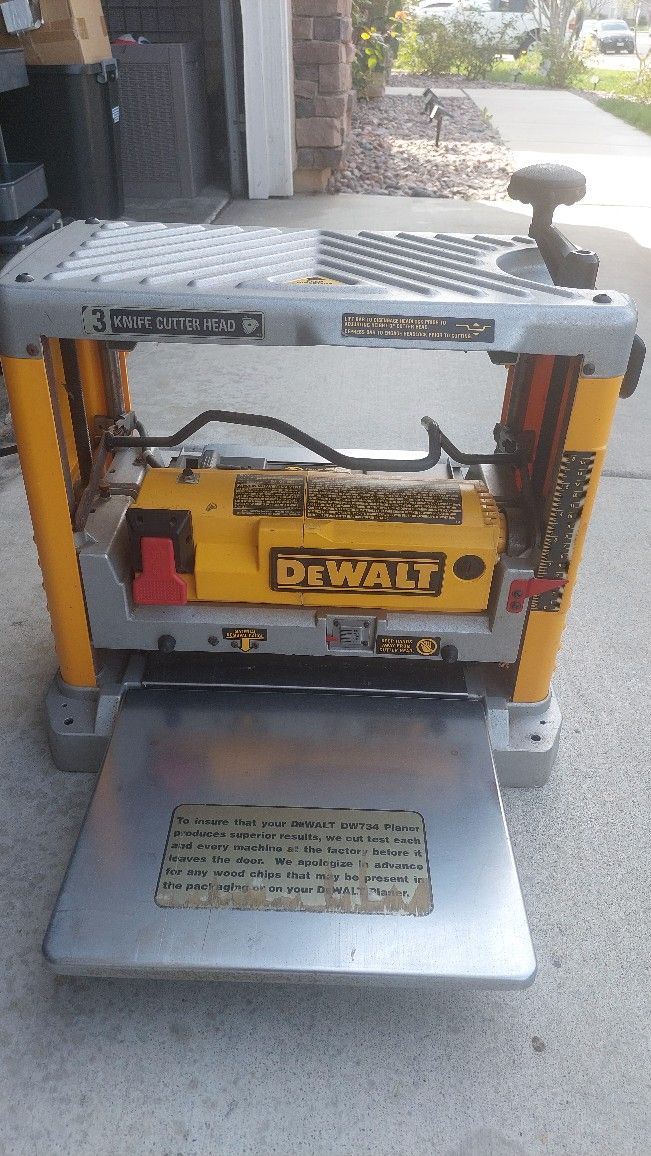 Dewalt Dw734 Planer