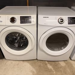 Samsung Commercial Washer And Dryer Front Loader Set
