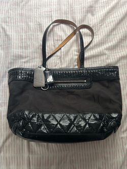 vintage coach tote bag