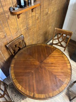 Solid Wood Table and Chairs