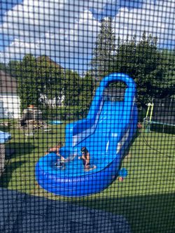Large Blow-up Water Slide