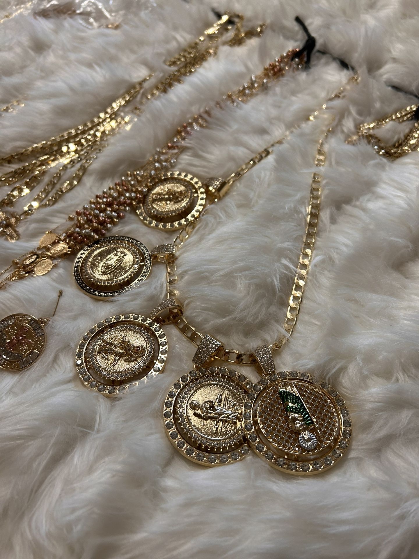Gold Plated. Jewelry. Text For Prices