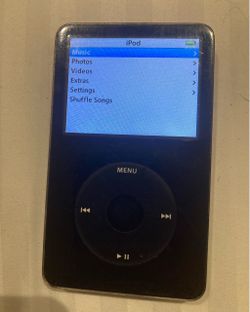Apple IPod Classic 5th Gen. 30 GB  black Perfect Drive Health 0 Realocs