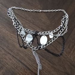 Black and Silver necklace