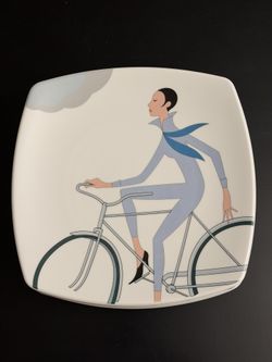 Set of 4 Studio Nova “Bianca” Y0813 – Square Plates (10.5”)