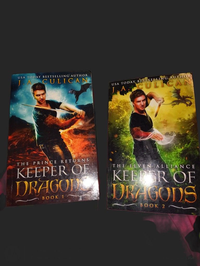 JA Culican book series 1 And 2 THE Prince Returns Keeper Of The Dragons 