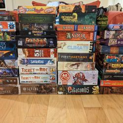 Board Game Lot | Azul, Rising Sun,Clank!,T To Ride,Scythe, Pokemon,Star Wars,Eldritch Horror,Summoner Wars 