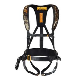 Hunting Safety Harness Tree Stand Harness Deer Harness with Tree Strap Edge Camo Adjustable M/L