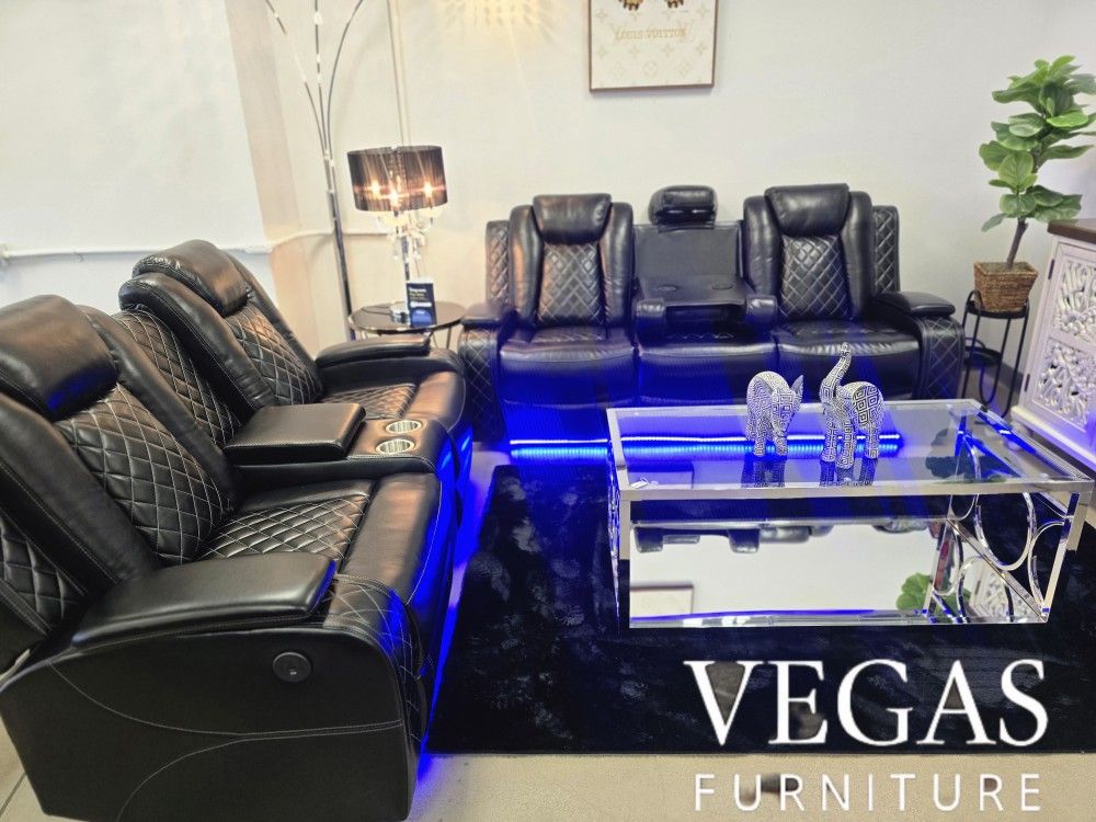 2PC-LIVING-ROOM-SET-RECLINERS ✅ Delivery available ✅ Financing Options Available!✔️✨️No Credit Needed✔️✨️$0 Or $50 Down Payment✨️