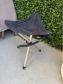 Portable Folding Tripod Stool - Lightweight with Attached Strap