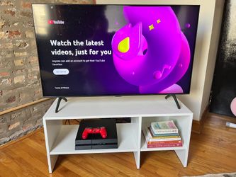 WHITE IKEA TV STAND