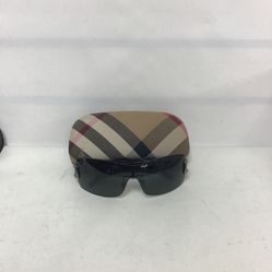 Burberry B 3043 1003/87 Shield Brown Gray Nova Check Gradient Sunglasses 125 3N