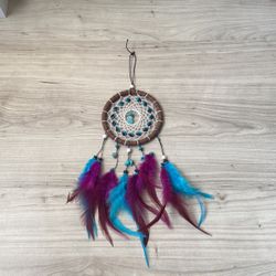 Purple And Blue Dream Catcher