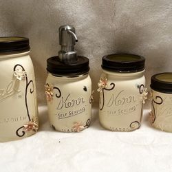 SET OF 4 CANNING JARS DECOR 47Th Ave. And Dobbins In Laveen