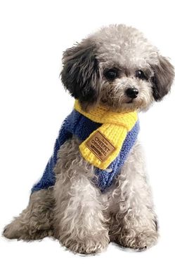 Dog Puppy Cat Kitten Holiday Winter Scarf Scarves for Small Dogs and Cats
