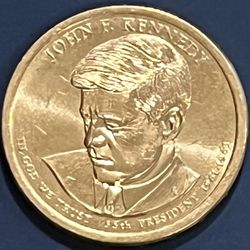 2015 - D  John F. Kennedy Presidential $1 Coin
