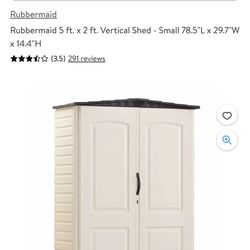 Rubber Maid Shed 