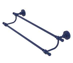 Allied Brass RW-72/36-MBL Retro Wave Collection 36 Inch Double Towel Bar, Mediterranean Blue