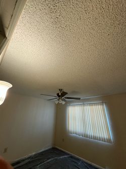Popcorn ceiling