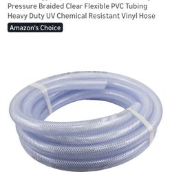 Duda Energy HPpvc300-050ft 50' x 3" ID High Pressure Braided Clear Flexible PVC Tubing 