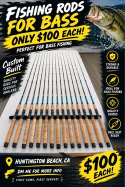 🎣 COUSINS FISHING RODS FOR SALE 🎣