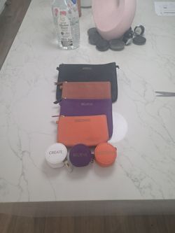 Joy Mangano Zipper Pouch Set & Extras
