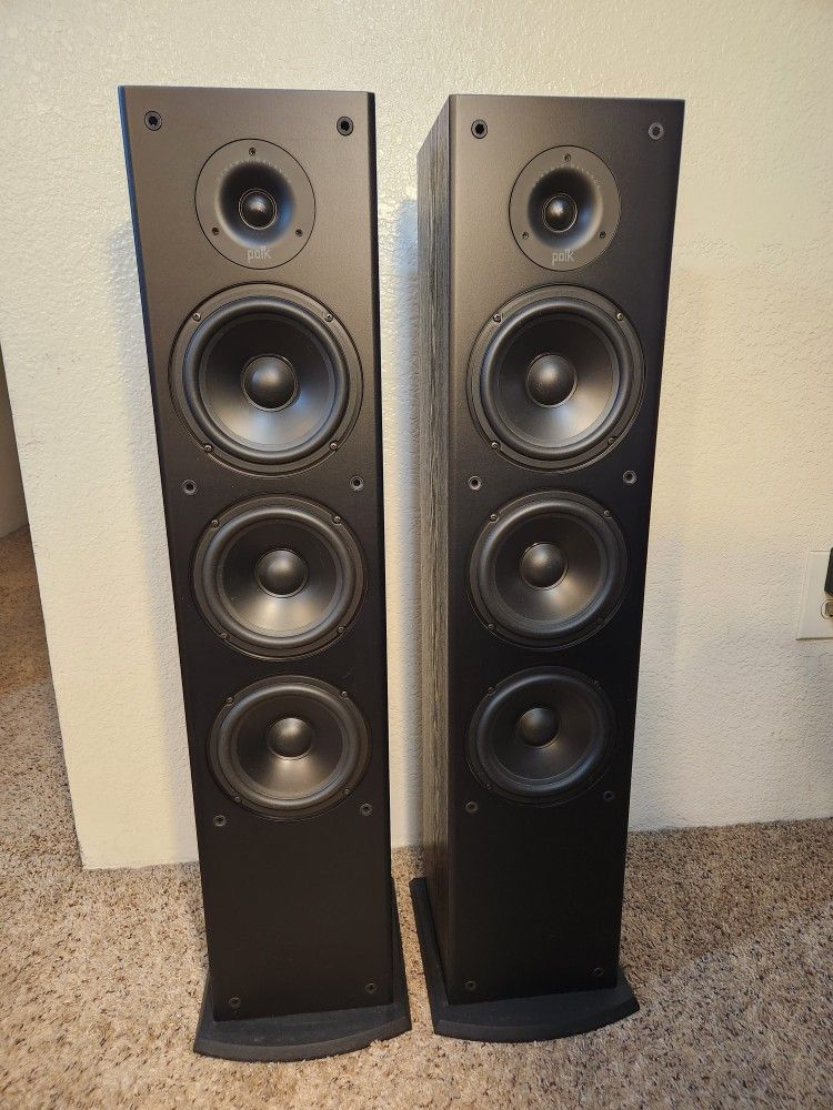 Polk Audio T50 Home Theater Floor Tower Speakers - Pair - Local Pickup!