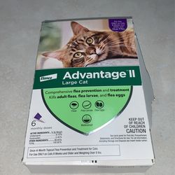 Advantage II Flea Treatment Large Cat Over 9 Lbs