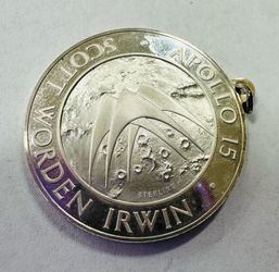 Apollo 15 Sterling Silver Pendant