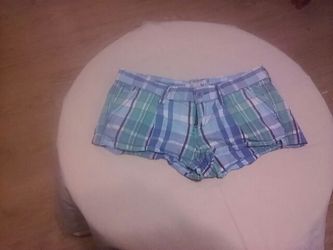 Blue multicolor shorts