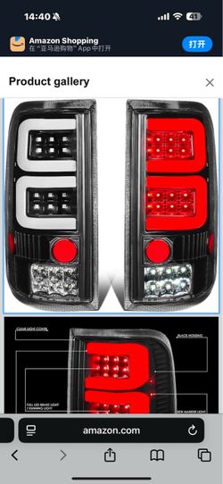 DNA MOTORING TL-F15004-LED-3D-BK-CL LED 3D Tail Light Assembly Driver & Passenger Side [Compatible with 04-08 Ford F150 Lobo]