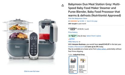 Babymoov Duo Meal Station