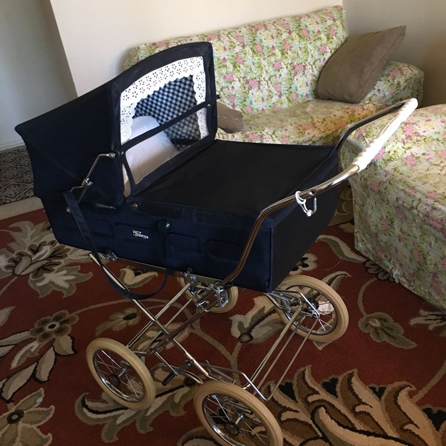 Vintage baby stroller, pram, buggy