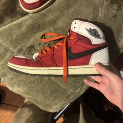 Red And White Jordan 1’s 