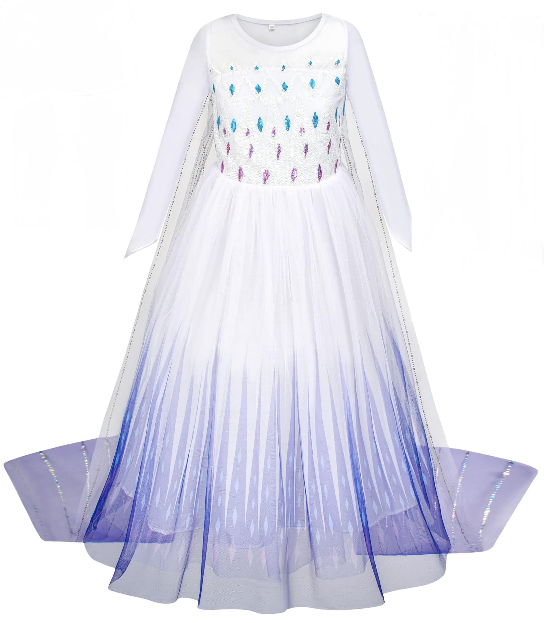 Elsa Ice Princess Dress Girl Size 8