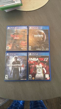 Video games a lot of four PS4 games